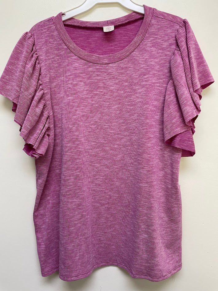 Sew in Love - Ruffle Sleeve Top