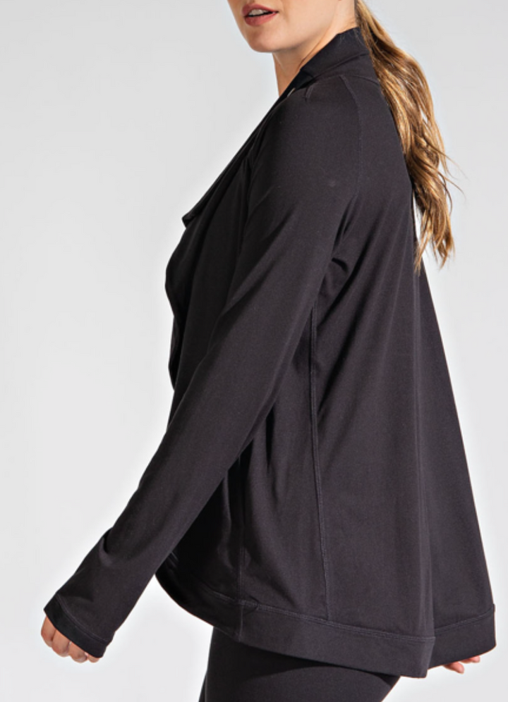 Rae Mode - ASYMMETRIC JACKET WITH COWL NECK