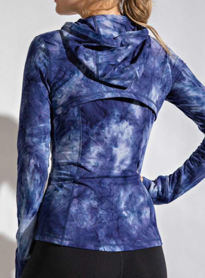 Rae Mode - MARBLE TIE DYE FITTED JACKET