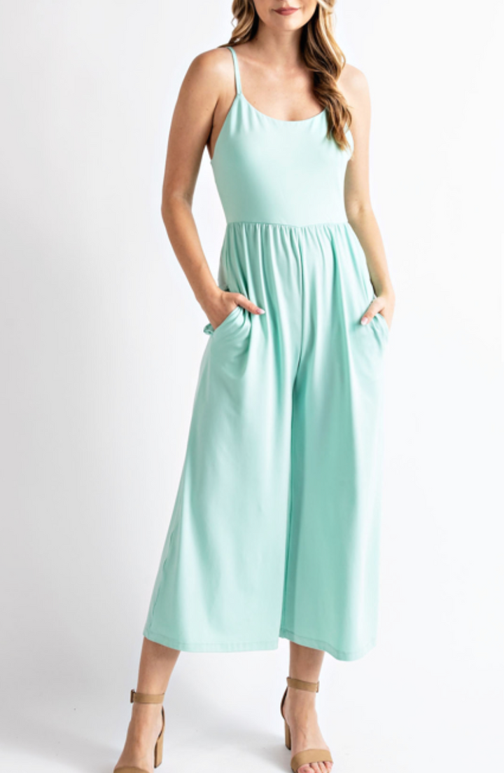 Rae Mode - BUTTER SOFT TANK JUMPSUIT (Mint)