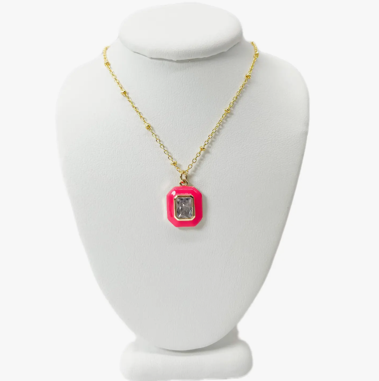 Neon Diamond Necklace