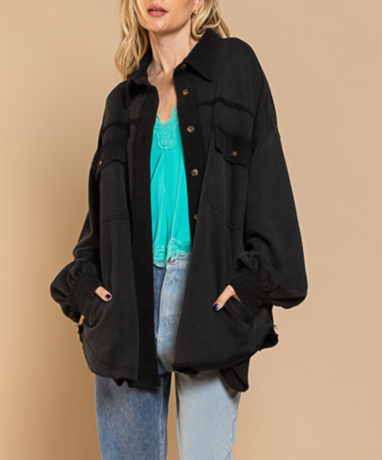 POL Live Sale Box - French Terry Shacket