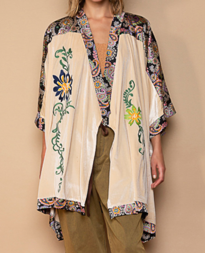 POL LIVE BOX 9/6 - Velvet & Satin Kimono