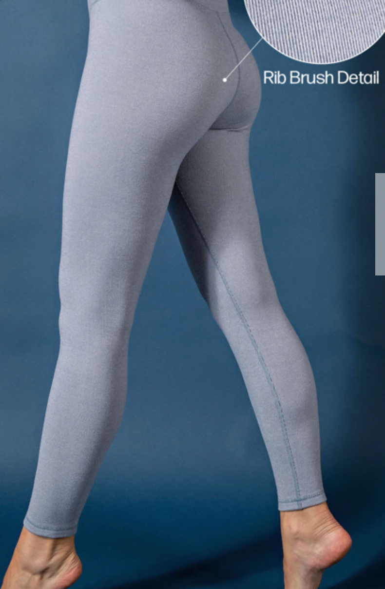 Rae Mode - RIB BRUSHED HI WAIST FULL YOGA PANTS