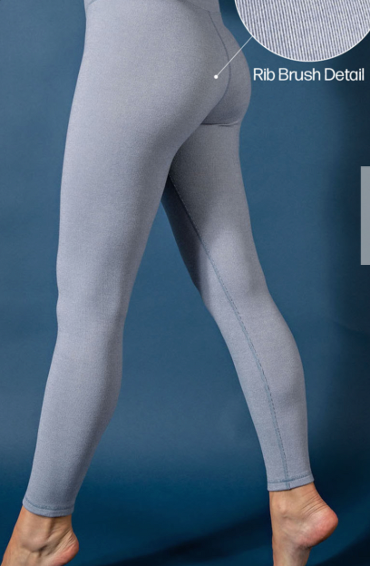 Rae Mode - RIB BRUSHED HI WAIST FULL YOGA PANTS