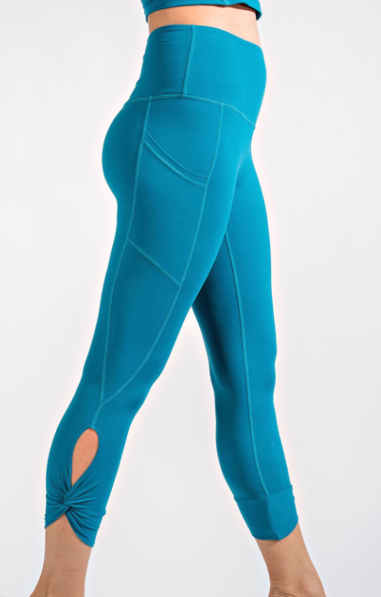 Rae Mode  CAPRI KEYHOLE YOGA LEGGINGS