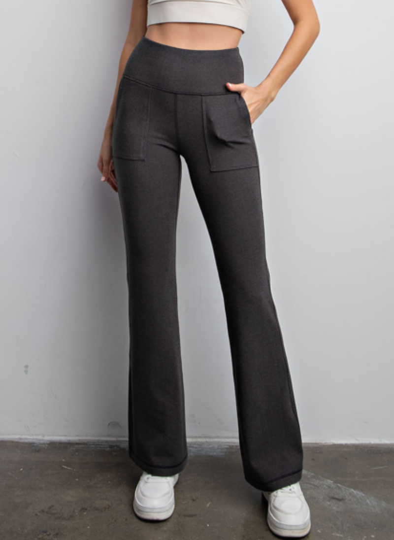 Rae Mode - RIB BRUSHED HIGH RISE PANT