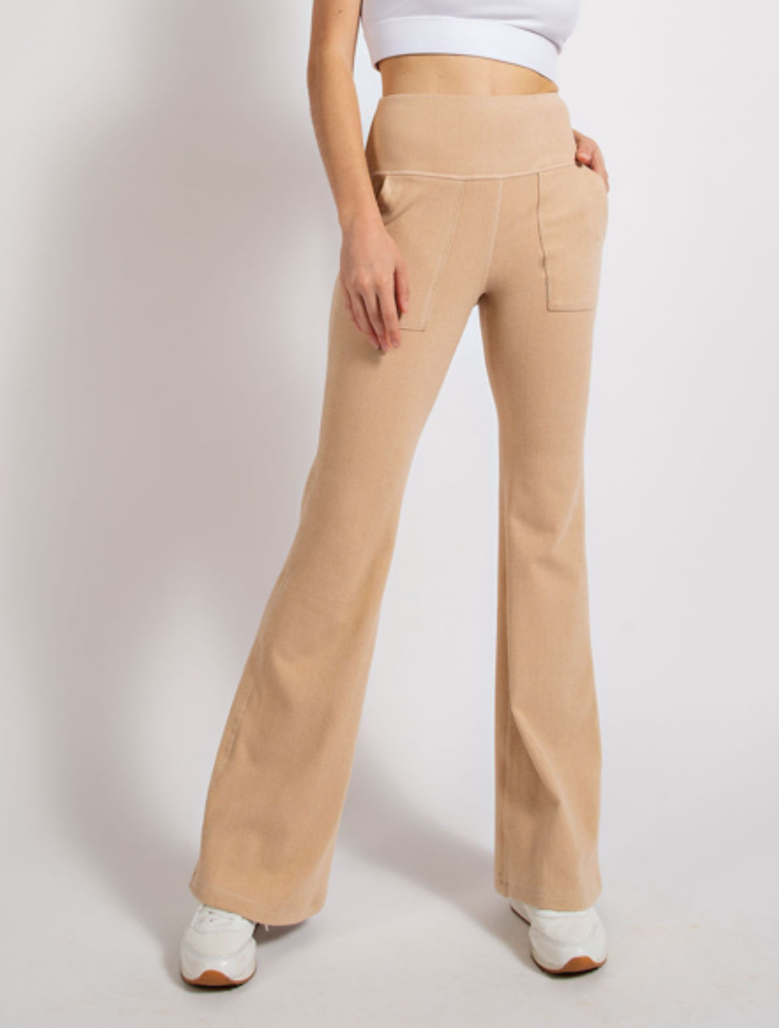 Rae Mode - RIB BRUSHED HIGH RISE PANT