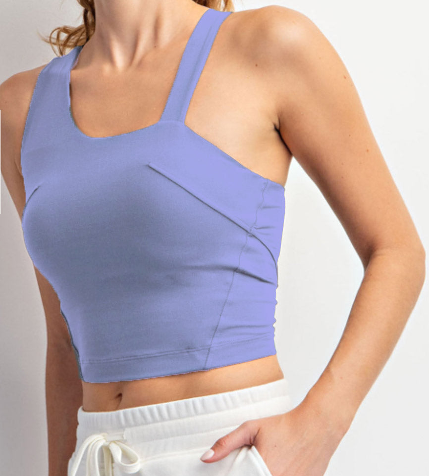 Rae Mode - Butter Fabric Sleeveless Strap Crop Top