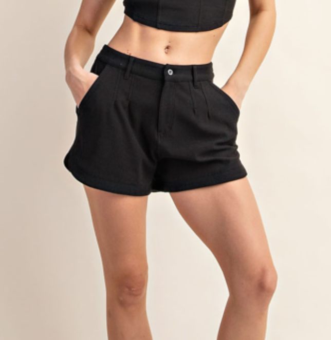 Rae Mode - COTTON STRETCH TWILL SHORTS
