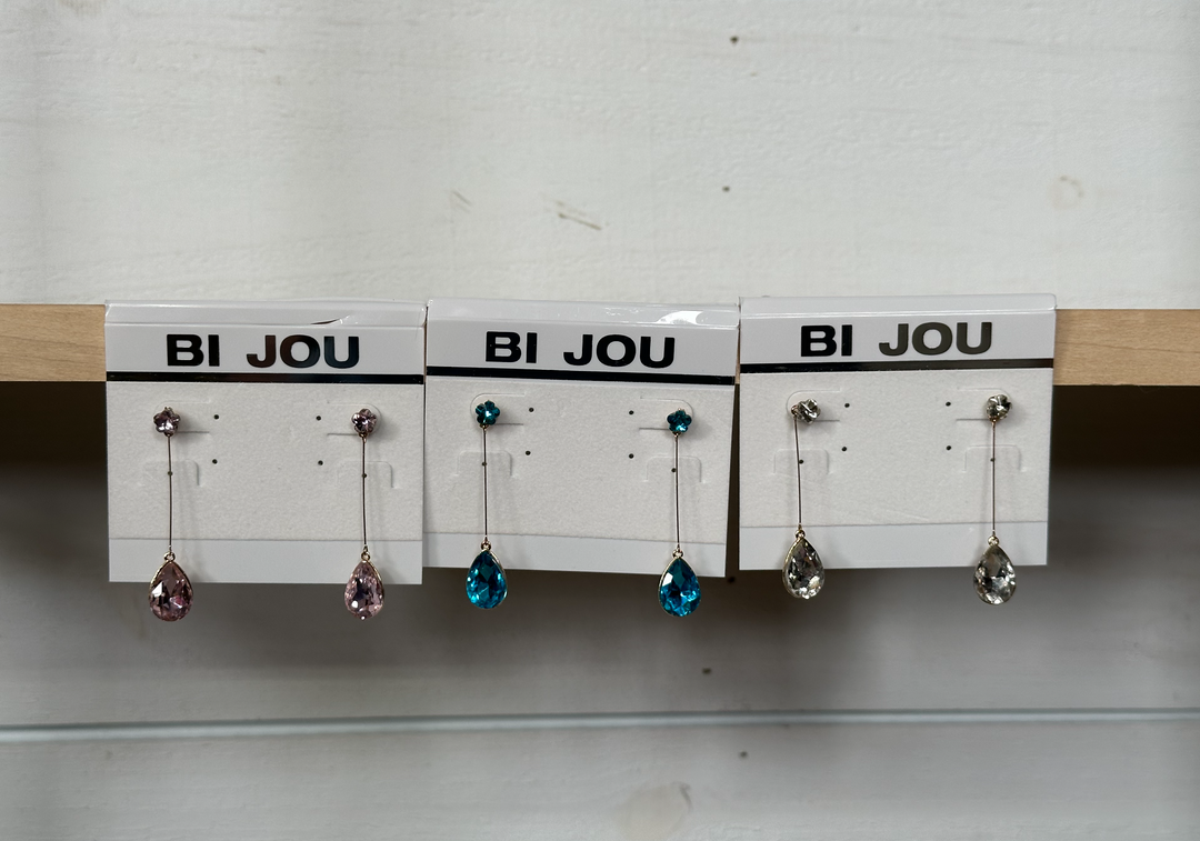 Gemstone Drop Earring