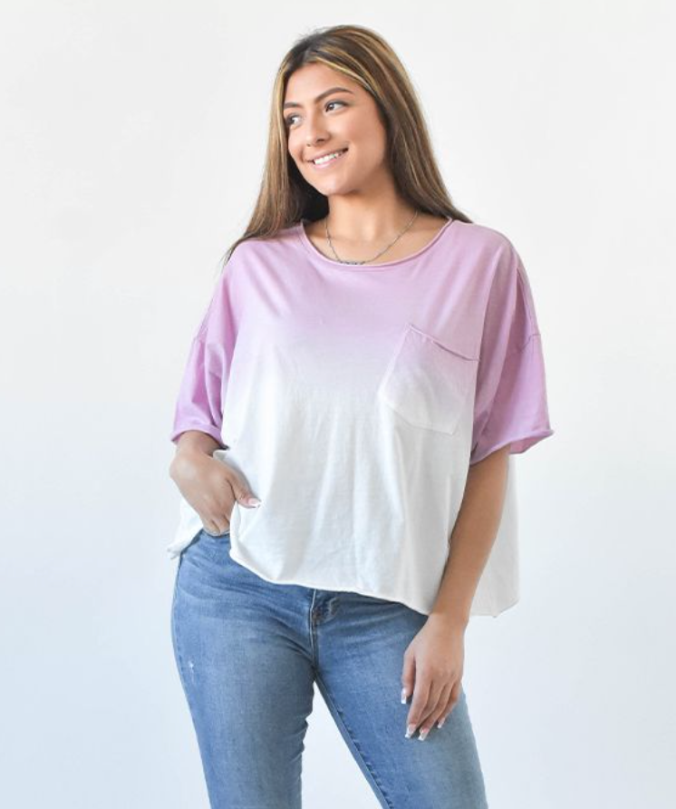 Sew in Love - Lavender Ombre Top