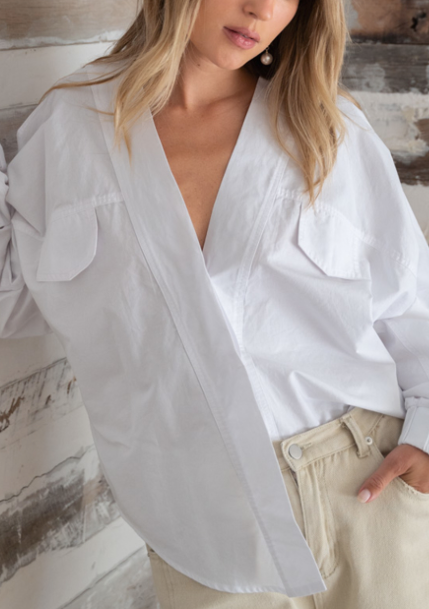 POL - Oversized Button Up Shirt