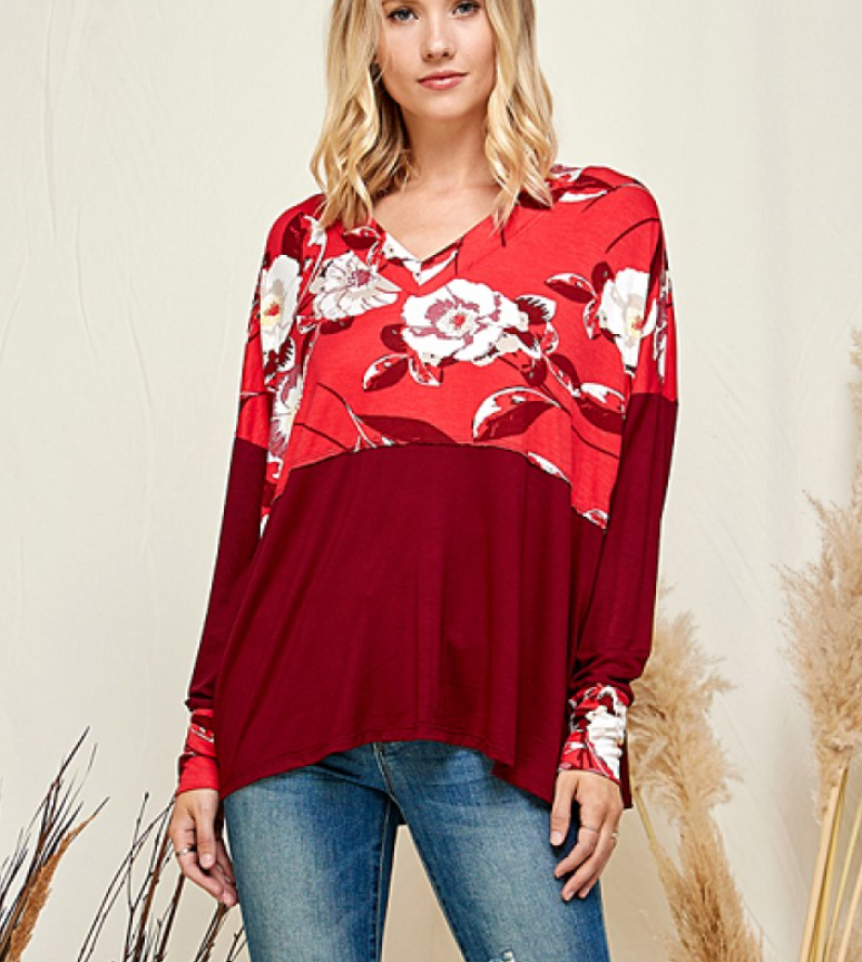 Blumin' - Floral Print Top