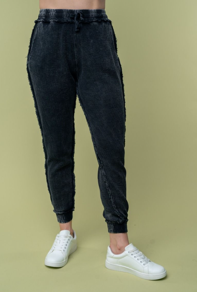 White Birch - Thermal Knit Joggers
