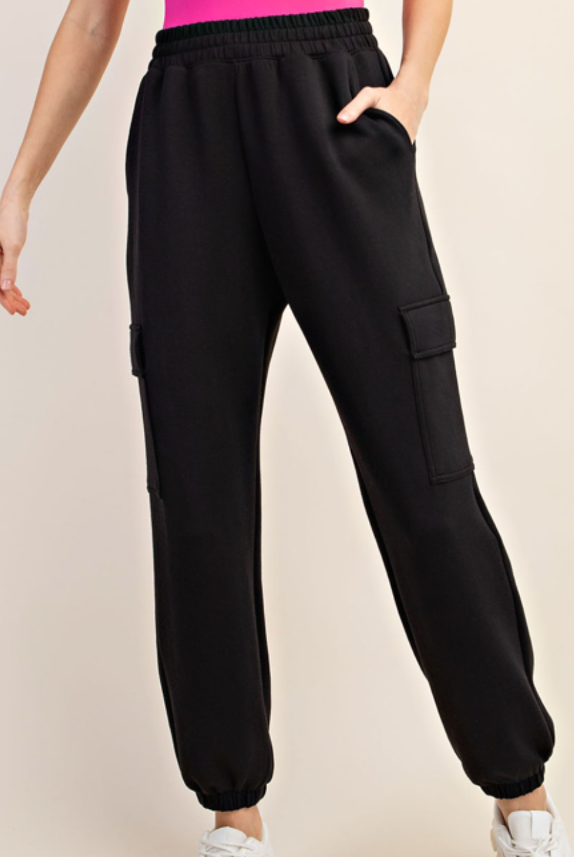 Rae Mode MODAL POLY SPAN SCUBA CARGO JOGGER PANT