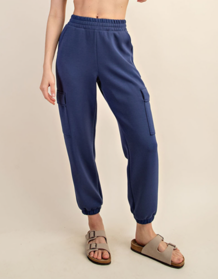 Rae Mode MODAL POLY SPAN SCUBA CARGO JOGGER PANT