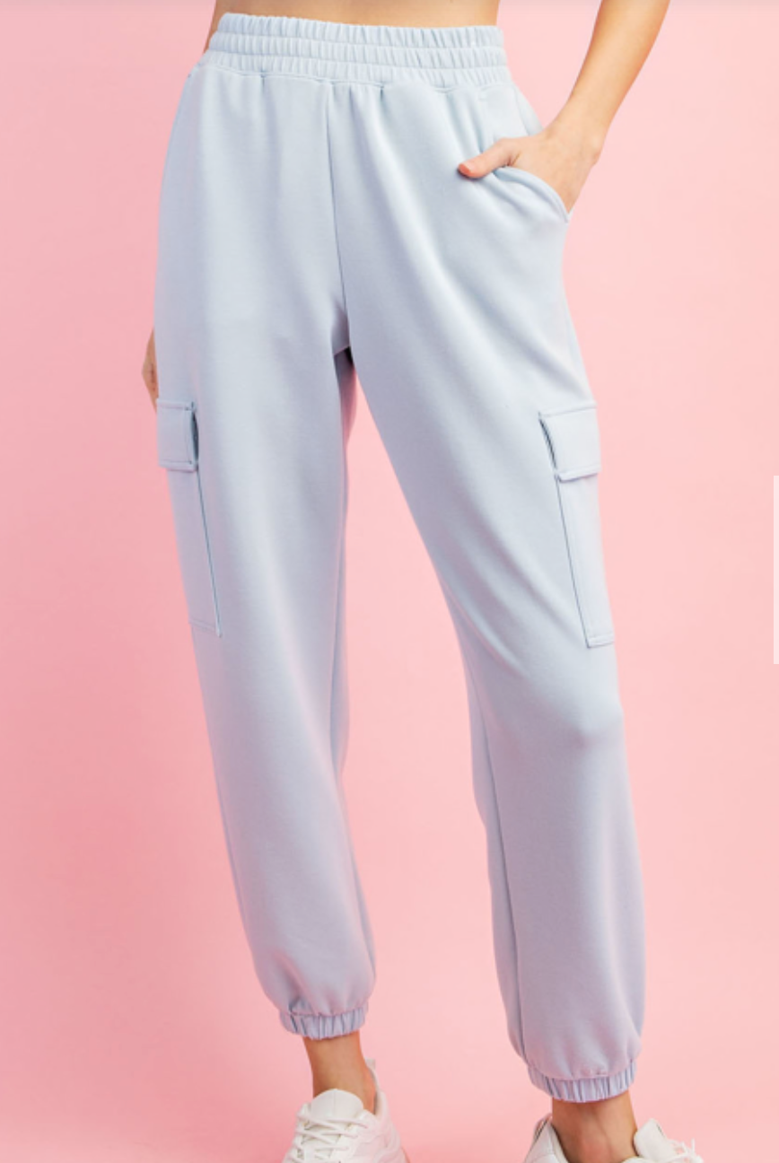 Rae Mode MODAL POLY SPAN SCUBA CARGO JOGGER PANT