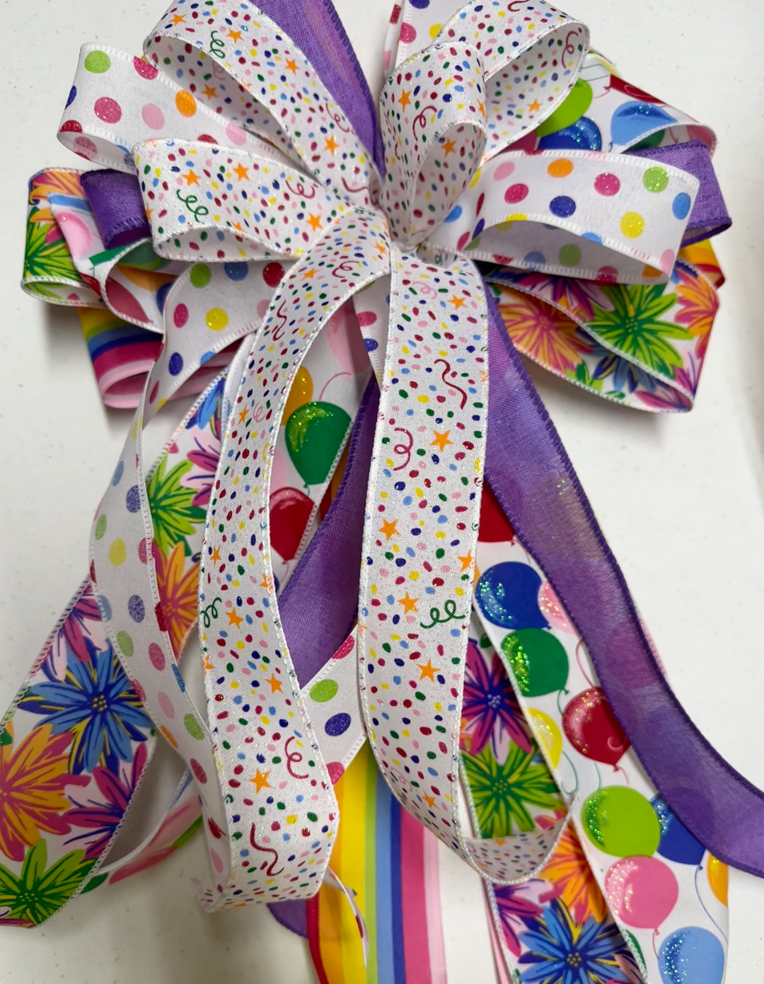 Handmade Holiday Bows for Home Decor - Birthday