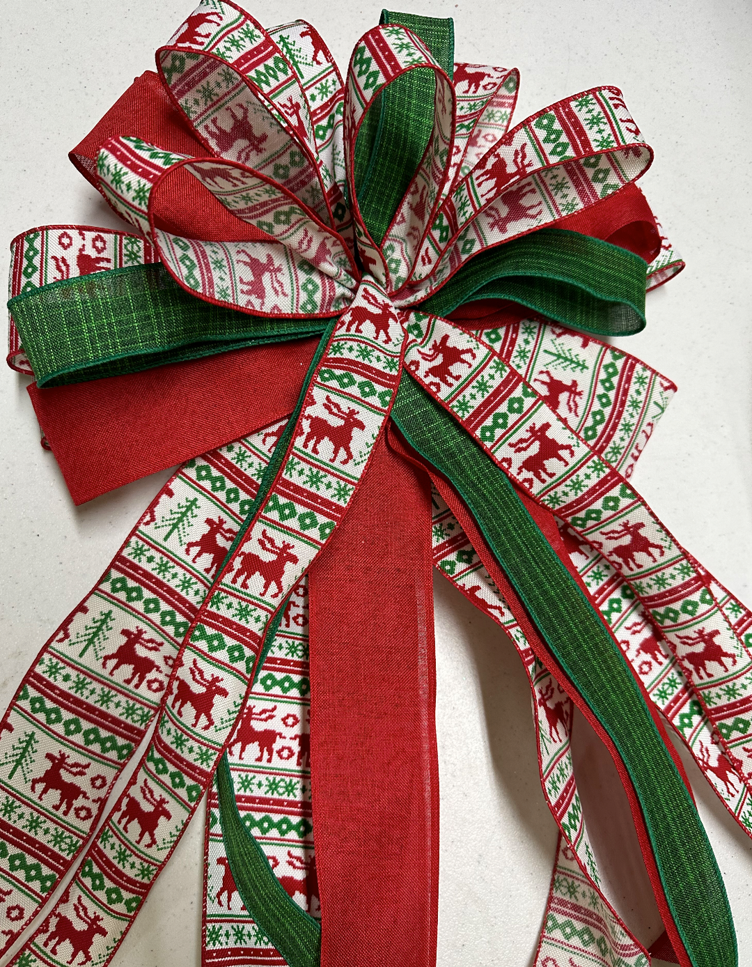 Handmade Holiday Bows for Home Decor - Ugly Sweater