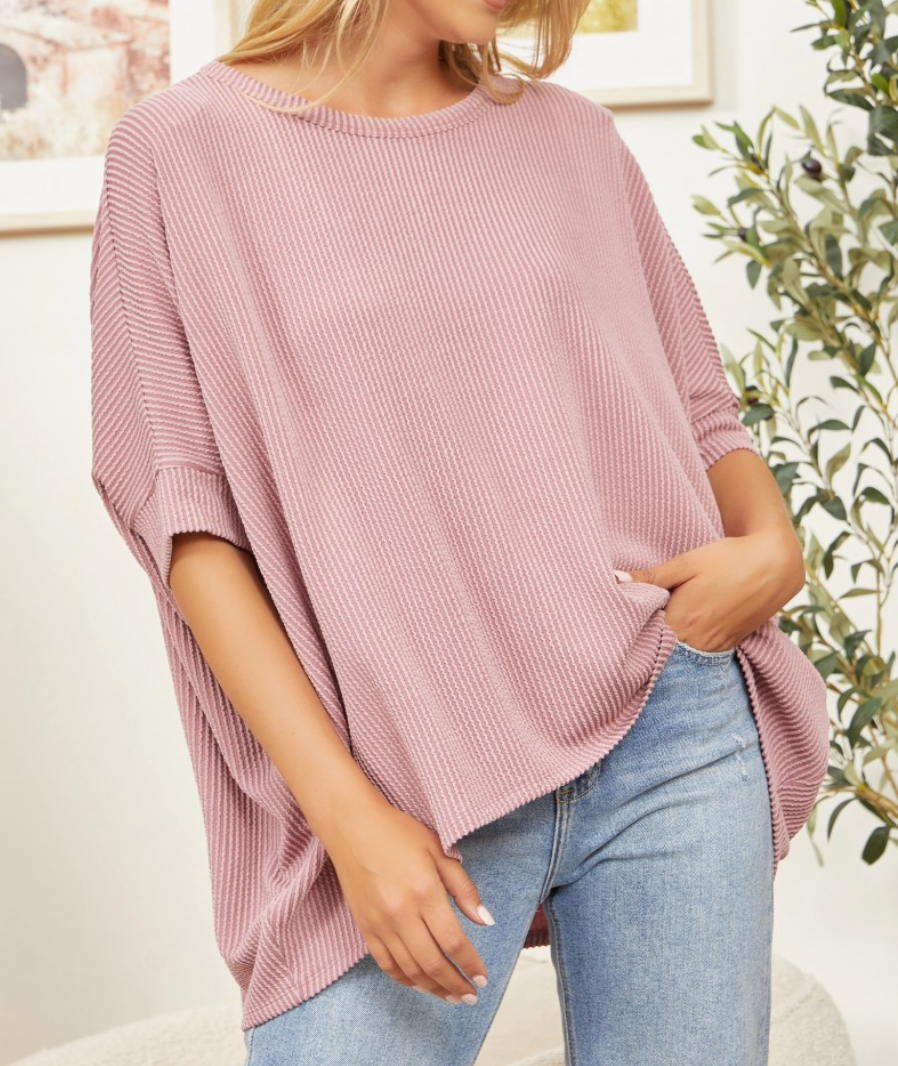 Andree by Unit - Poncho Flowy Tunic Top