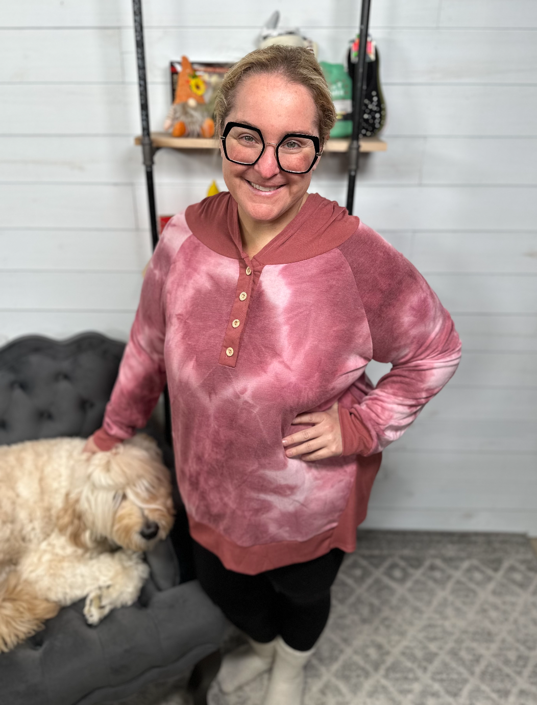 Sew in Love - French Terry Tie Dye Hoodie