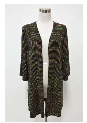 Dear Scarlett - Gold and Black Cardigan