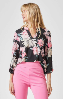 Dear Scarlett - Black Floral Lizzie