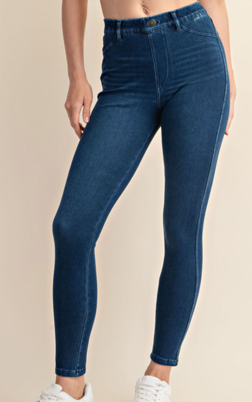 Rae Mode - COTTON STRETCH DENIM SKINNY PANTS