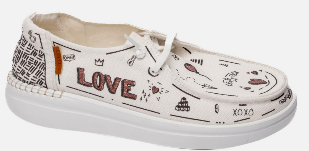 Corky's - Doodle Love Kayak Shoe