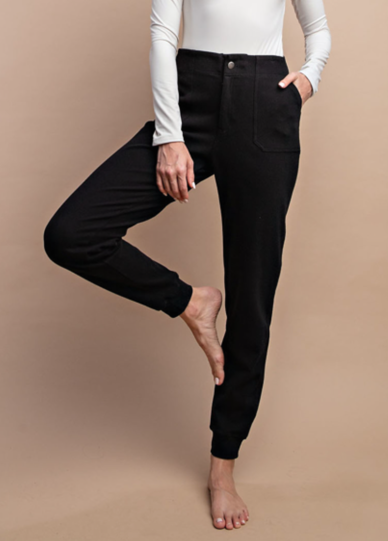 Rae Mode - COTTON STRETCH TWILL JOGGER PANTS