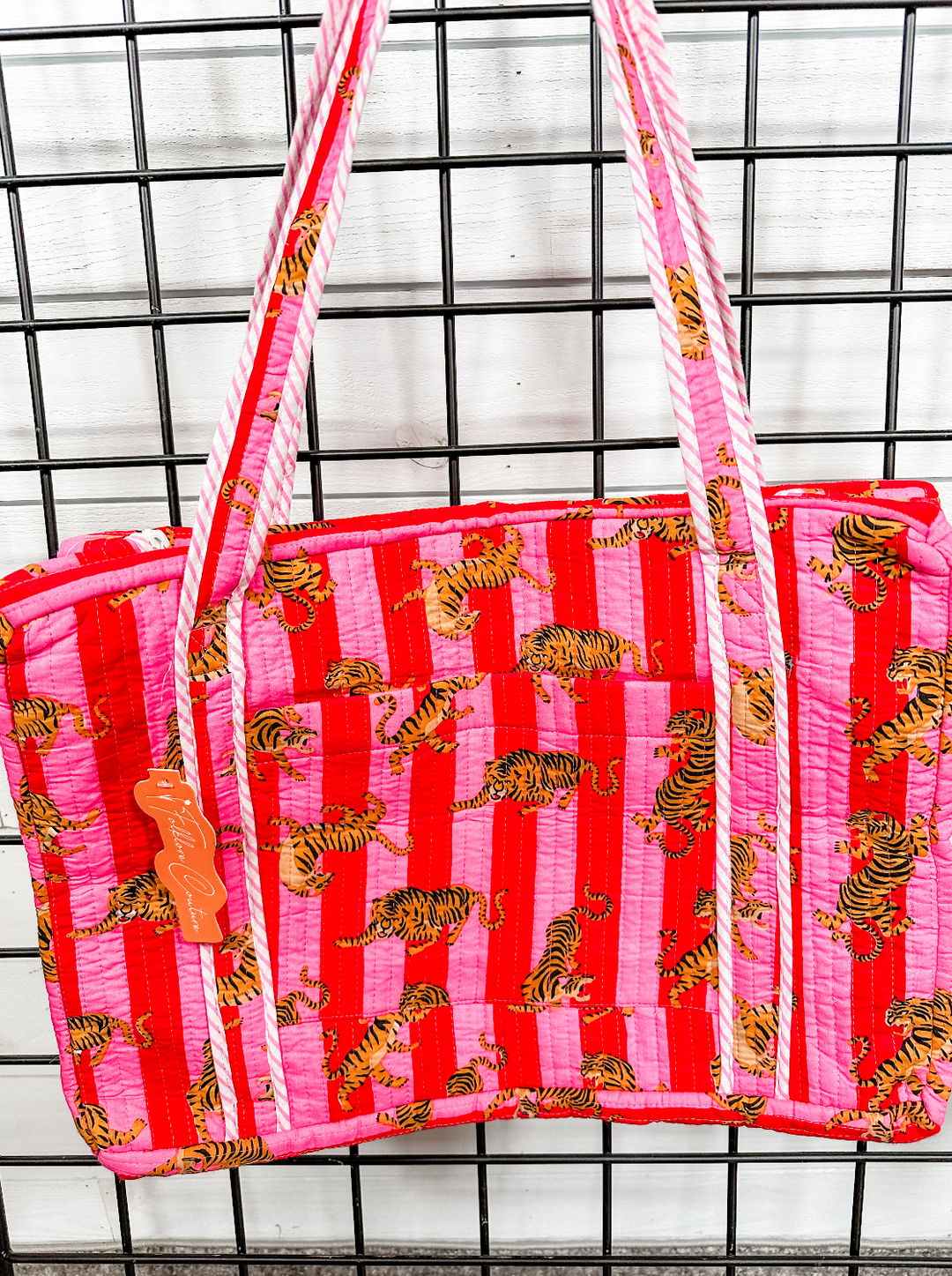 Quilted Weekender Bag Tiger