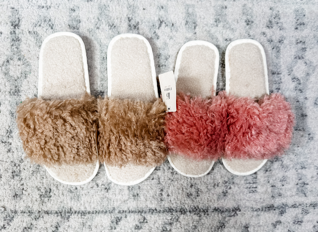 Sherpa Slide Slippers