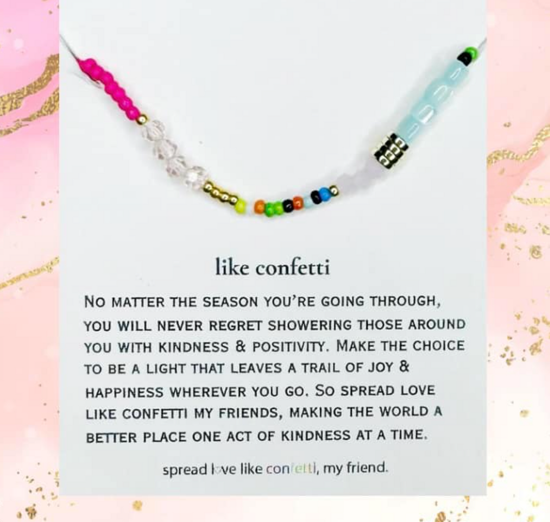 Spread Your Love Like Confetti Necklace