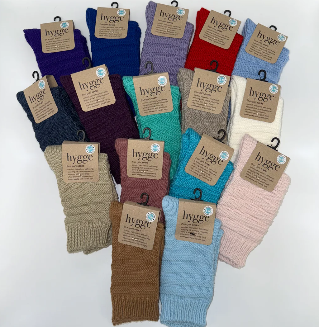 Hygge Solid Merino Wool Socks S/M