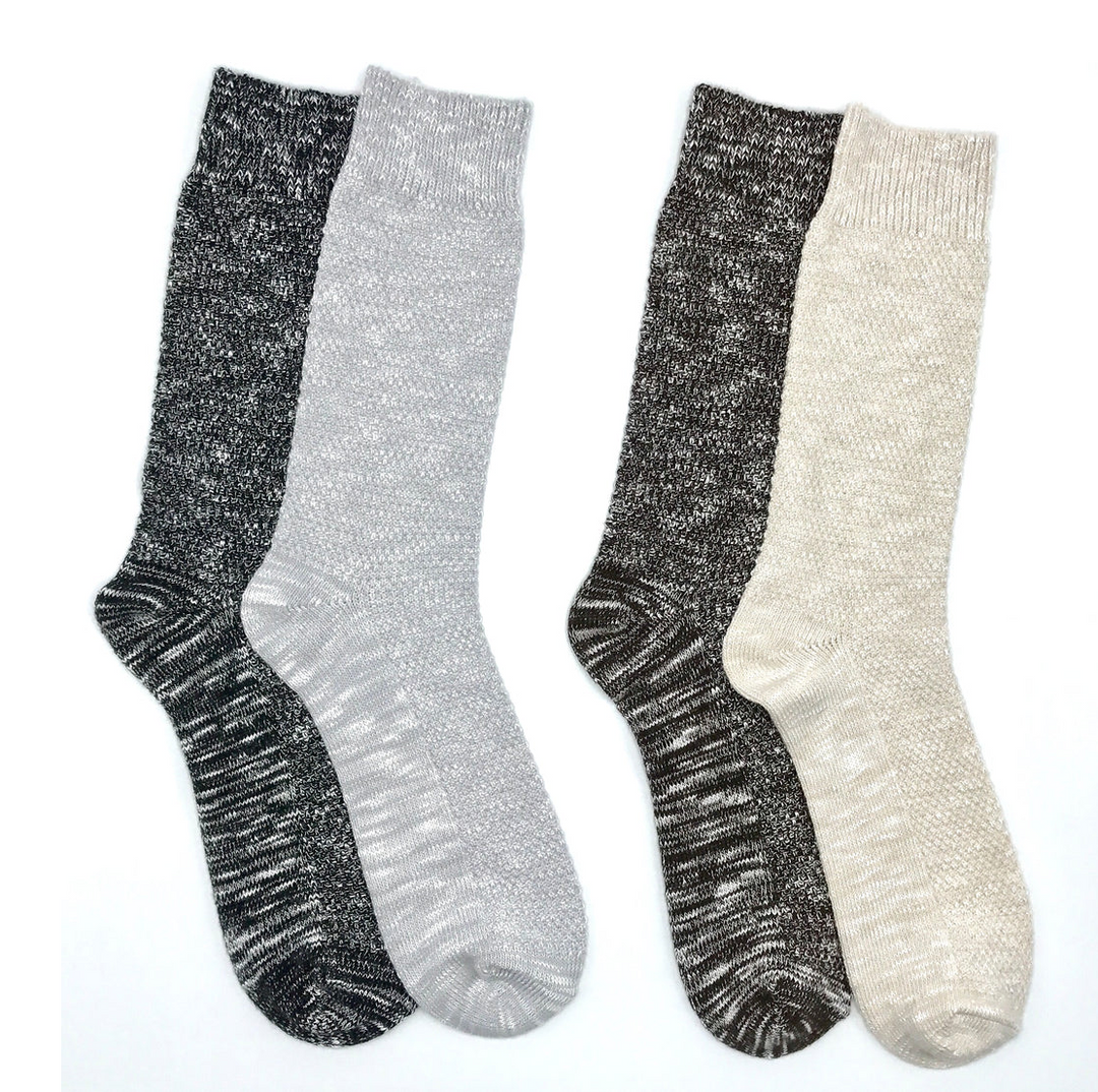 Cotton & Bamboo Blend Socks (2 pack) M/L