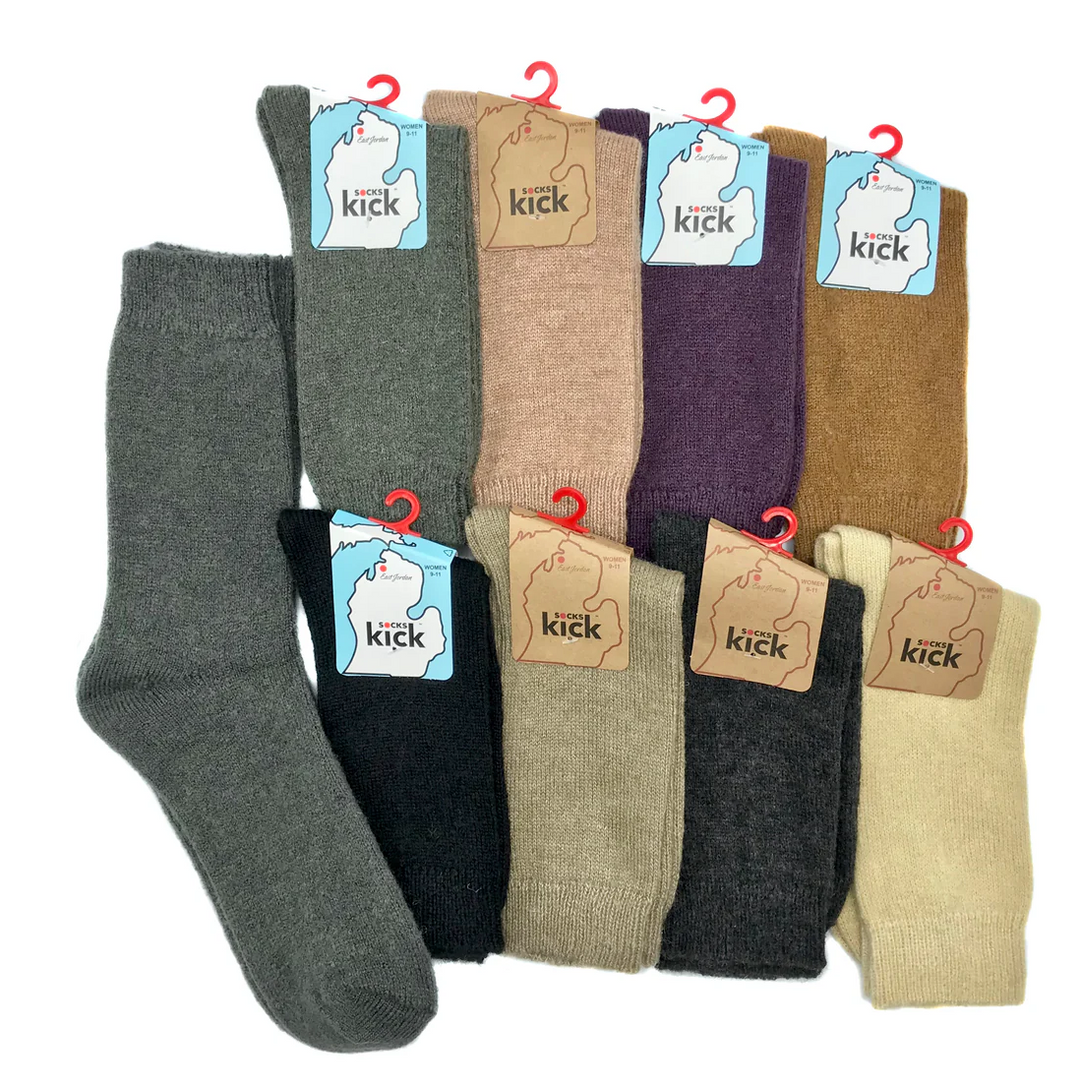 Mohair Plain Socks S/M