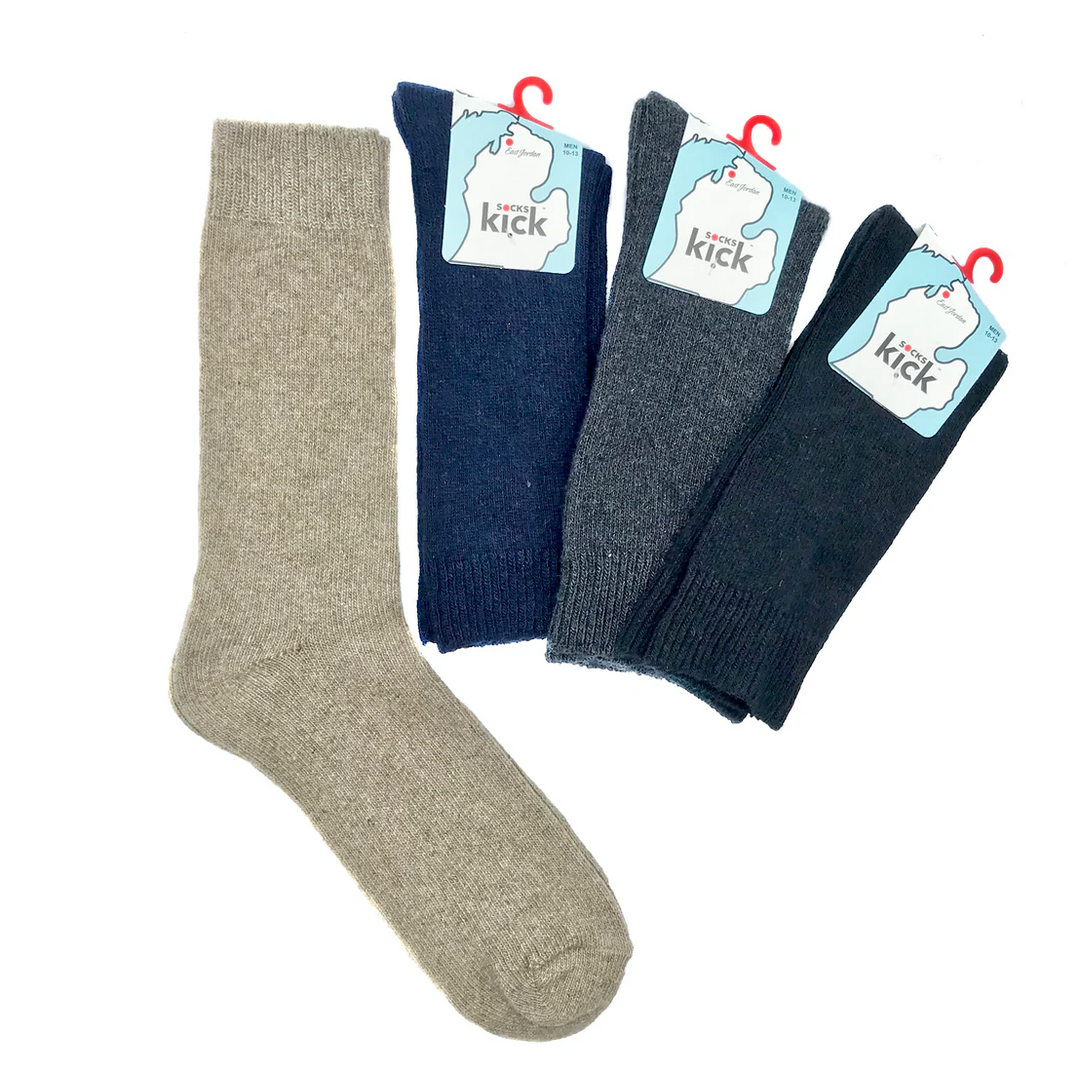 Plain Dress Socks M/L