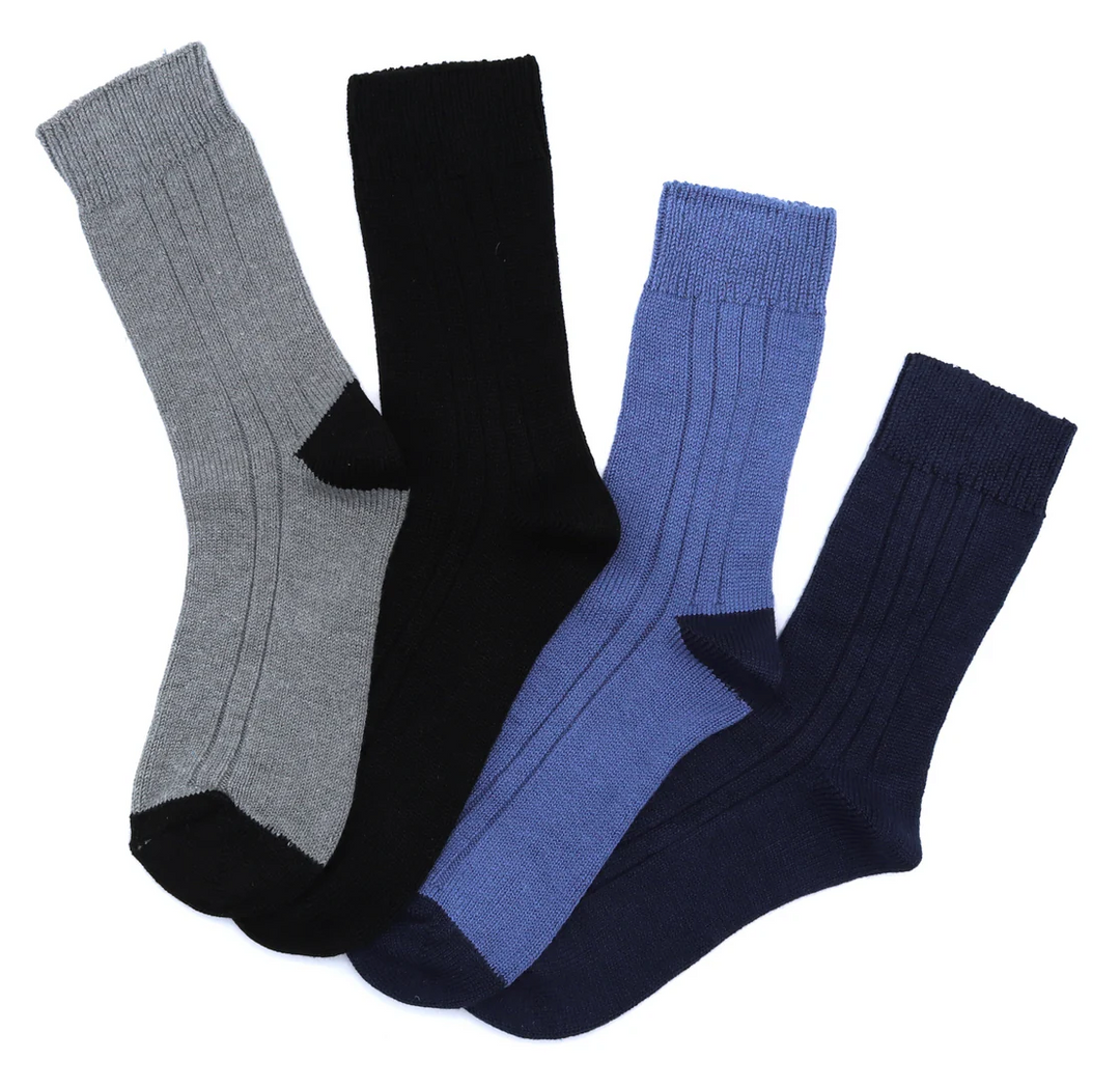 Soft & Warm Crew Socks (2 Pack) S/M