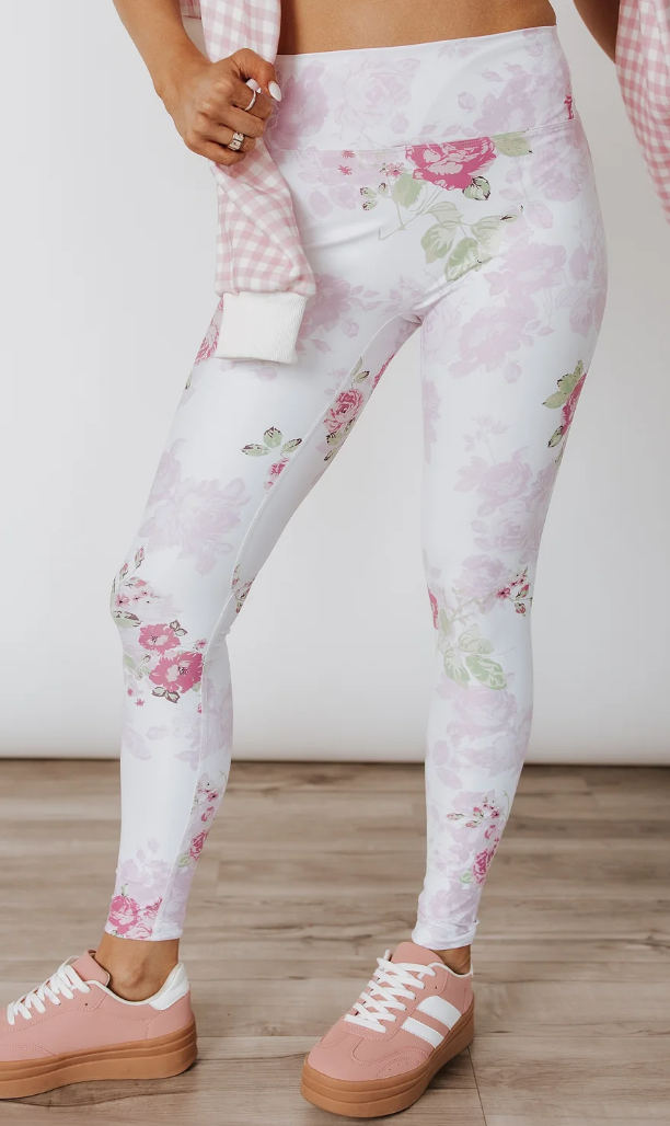 Ampersand - Game Changer Leggings - Rose to the Challenge