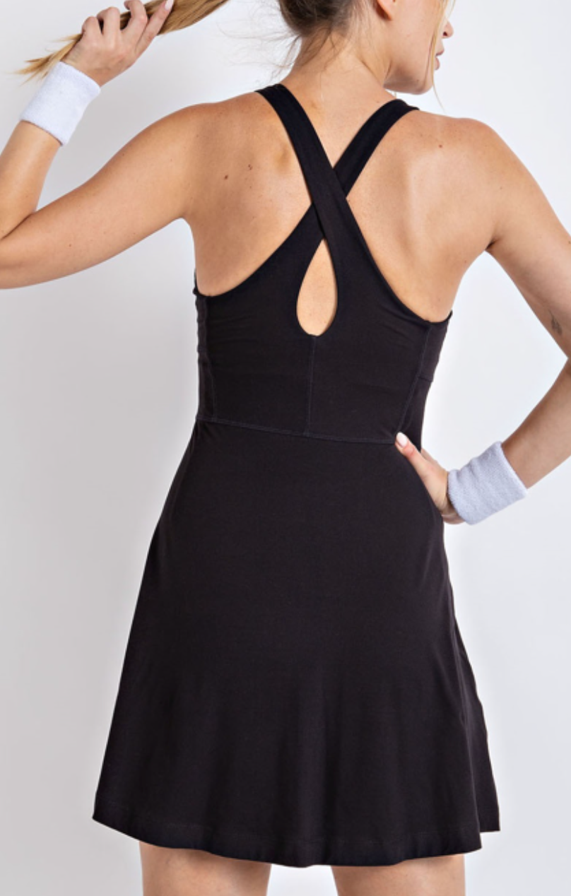 Rae Mode - Butter Romper Dress Black