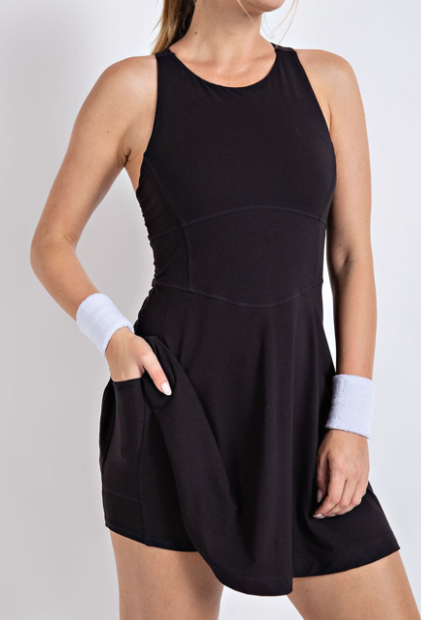 Rae Mode - Butter Romper Dress Black