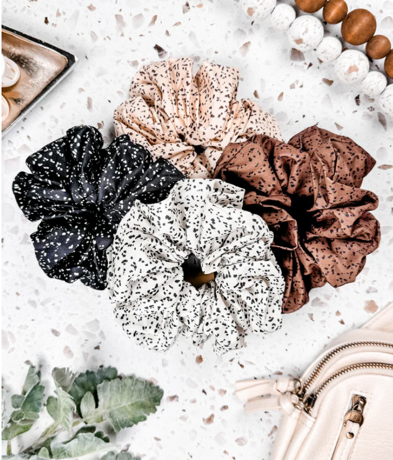 Dashed Duo Scrunchie