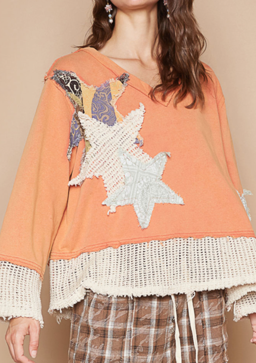 POL - Peach Star Top