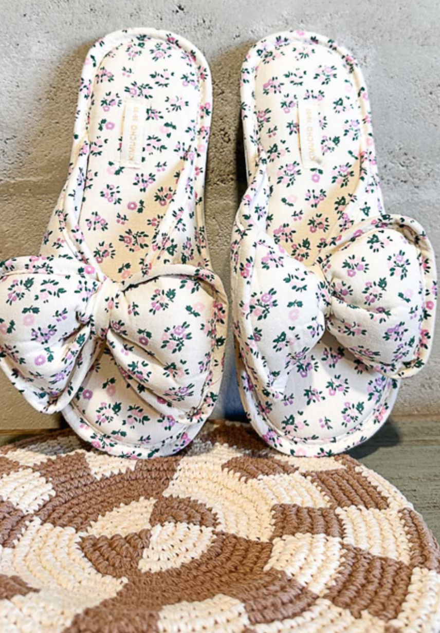 POL - Floral Indoor Slippers
