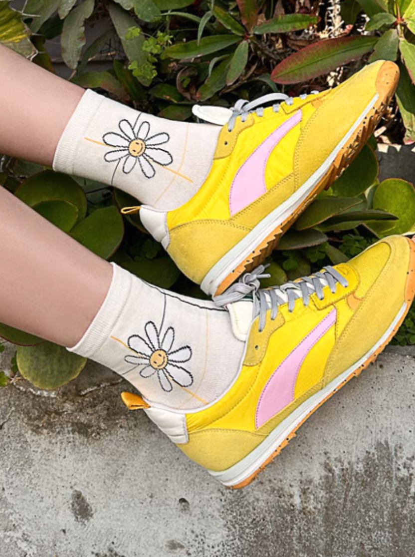 POL - Smiling Daisy Socks