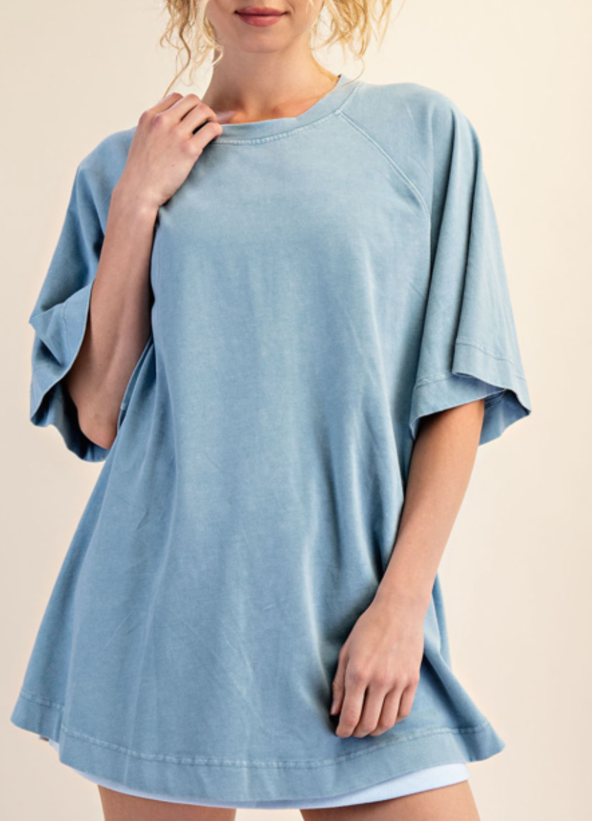 Rae Mode - MINERAL WASHED OVERSIZED TOP