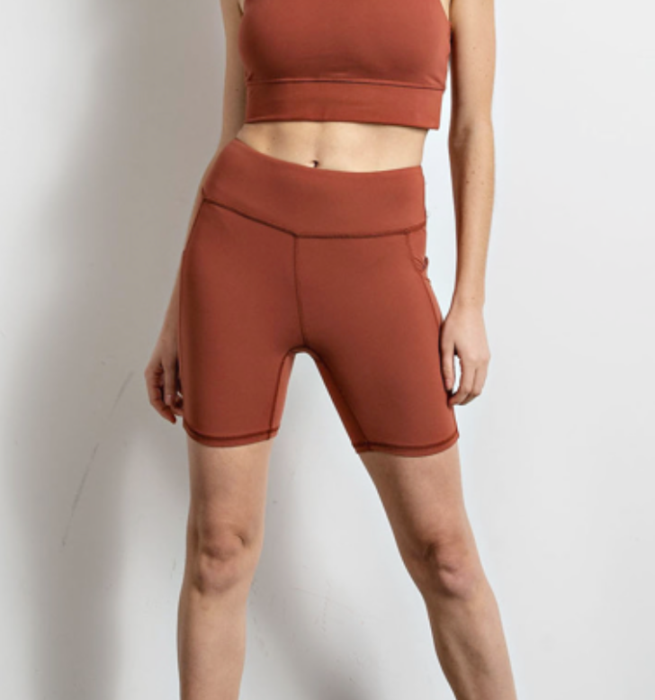 Rae Mode - 6 INCH BIKER SHORTS WITH SIDE POCKETS