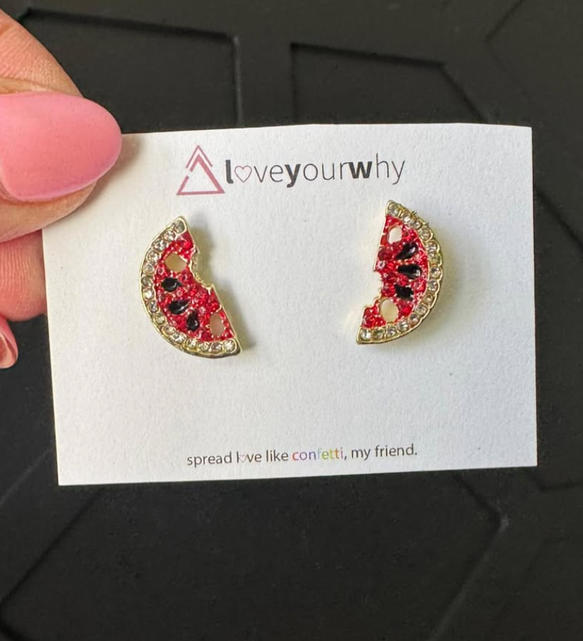 Watermelon Stud Earrings