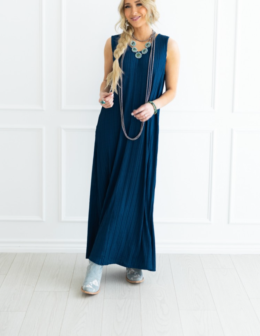 Andree by Unit - Navy Tank Maxi Dress